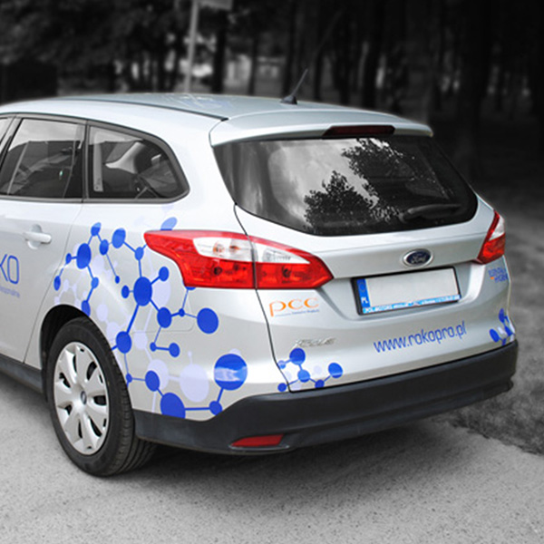 Projekt oklejenia auta